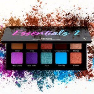 VIOLET VOSS Essentials 2 Eye Shadow Palette Pro 10 Shade Full Size NEW in Box